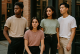 Luxury Brand Suvin and supima Cotton Tees