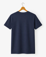 Women’s Suvin Gold Cotton T-Shirt – Ultra Soft Mid-Weight-Navy Blue