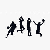 Never Give Up T-Shirt for Men - Regular Fit Organic Graphic Tees