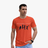 Never Give Up T-Shirt for Men - Regular Fit Organic Graphic Tees