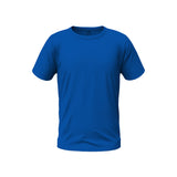 Crew Neck Royal blue Plain T-shirt 