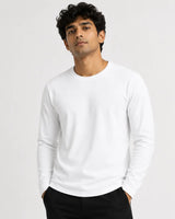 100% Suvin Gold Essential Luxe Full Sleeve T-Shirt-Mid Weight