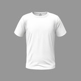 Supima Cotton Mens white tee 